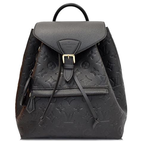 louis vuitton montsouris black backpack